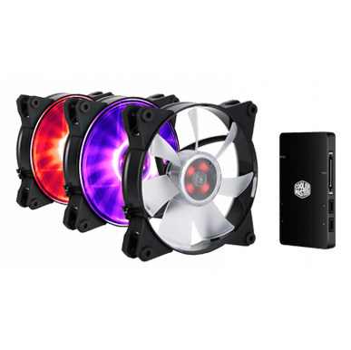 MasterFan Pro 120 Air Flow RGB 3in1 with RGB Led Controller