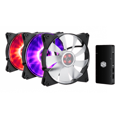MasterFan Pro 140 Air Flow RGB 3in1 with RGB Led Controller