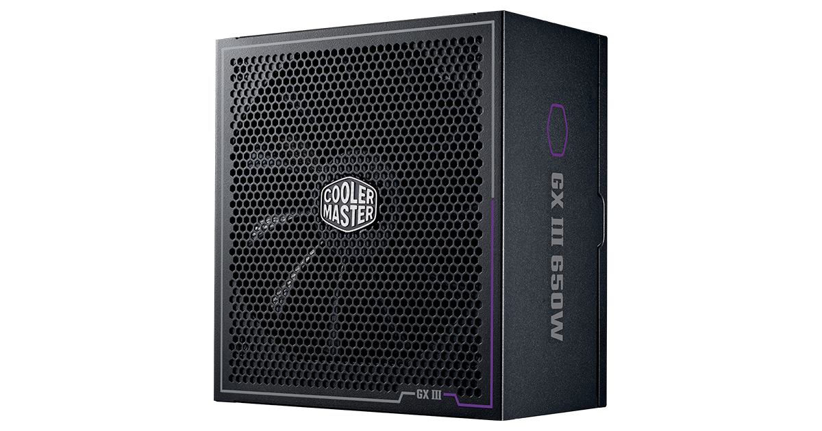 GX III Gold 650 | A sleek and clean GX series PSU | Cooler Master