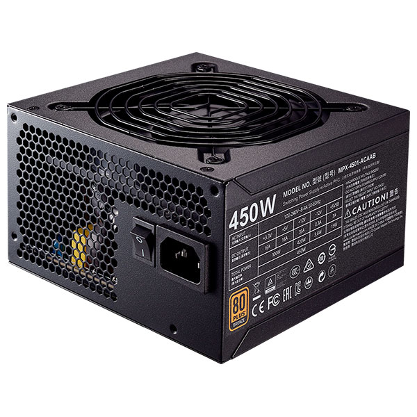 MWE Bronze 450 - 80 PLUS Bronze Certified Power Supply | Cooler Master