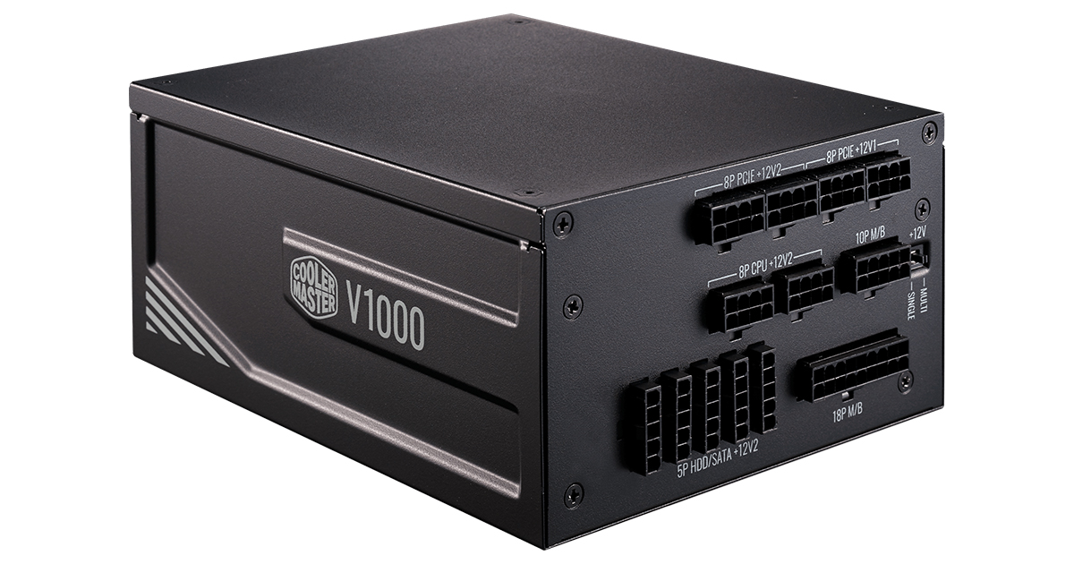 【2024SALE】②新品同様 プラチナ Cooler Master V1000 Platinum 電源ユニット